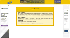 Desktop Screenshot of ilfornaio.it